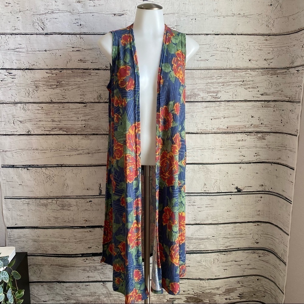 LuLaRoe Joy Floral Vest